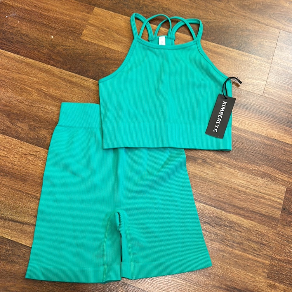 Green Goddess Seamless Workout Set
